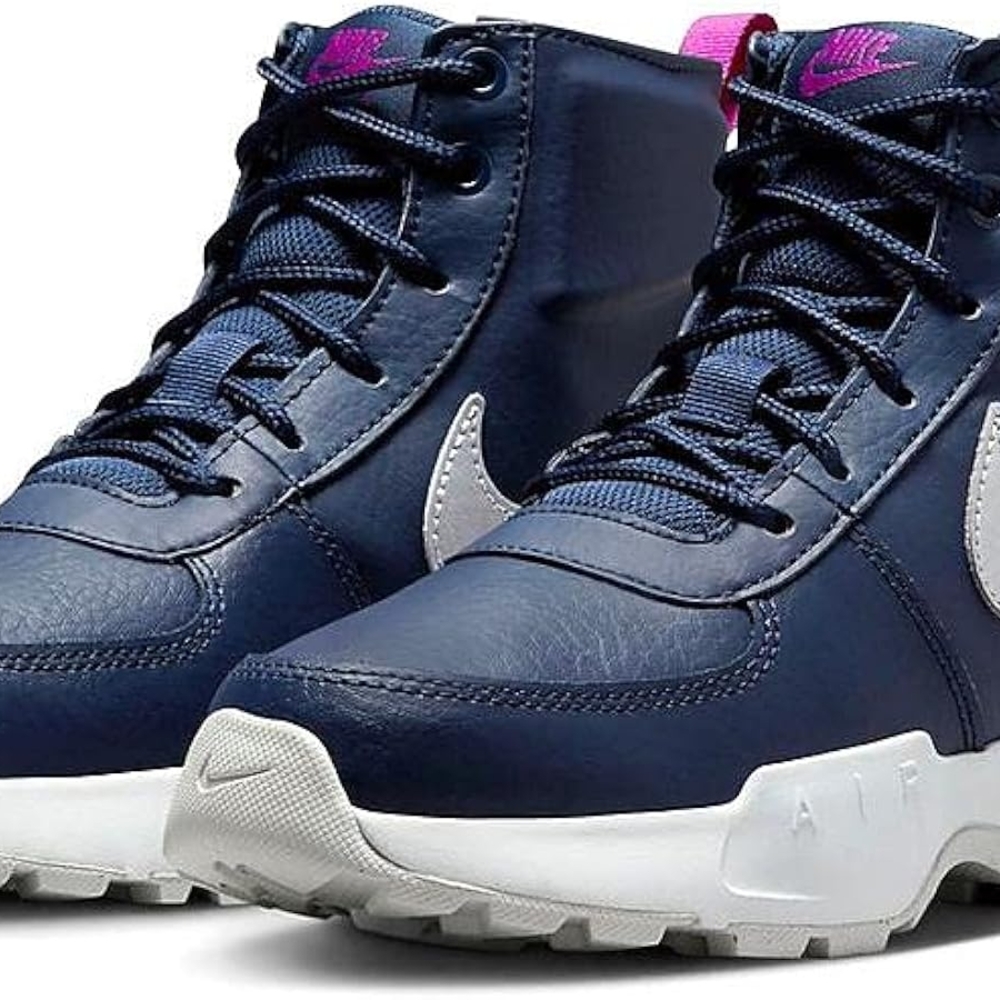 Nike Blue and Pink Sneakers with Chunky Design